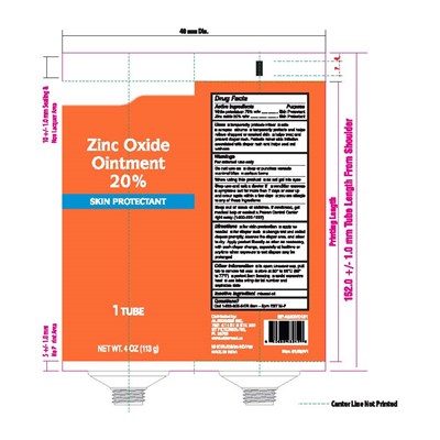 Box (Amgv0151    Zinc Oxide 20 4 Oz Tube (002))